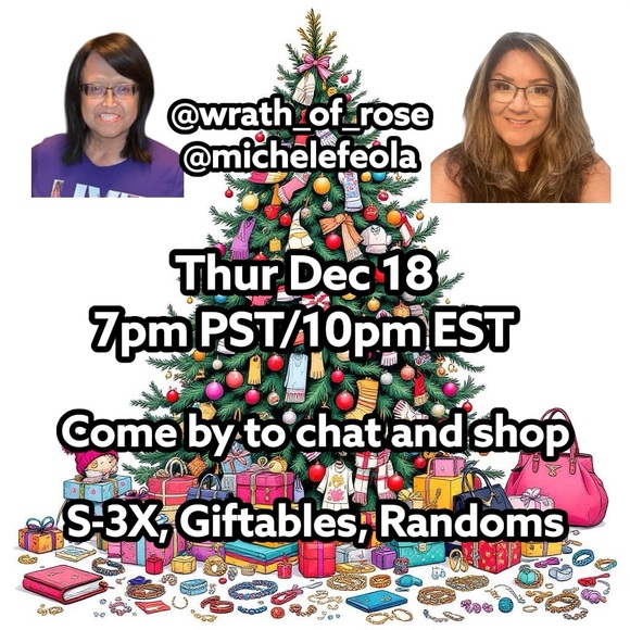 Michelefeola hello friends! Iโll be live tomorrow at wrath_of_rose. - Picture 2 of 6